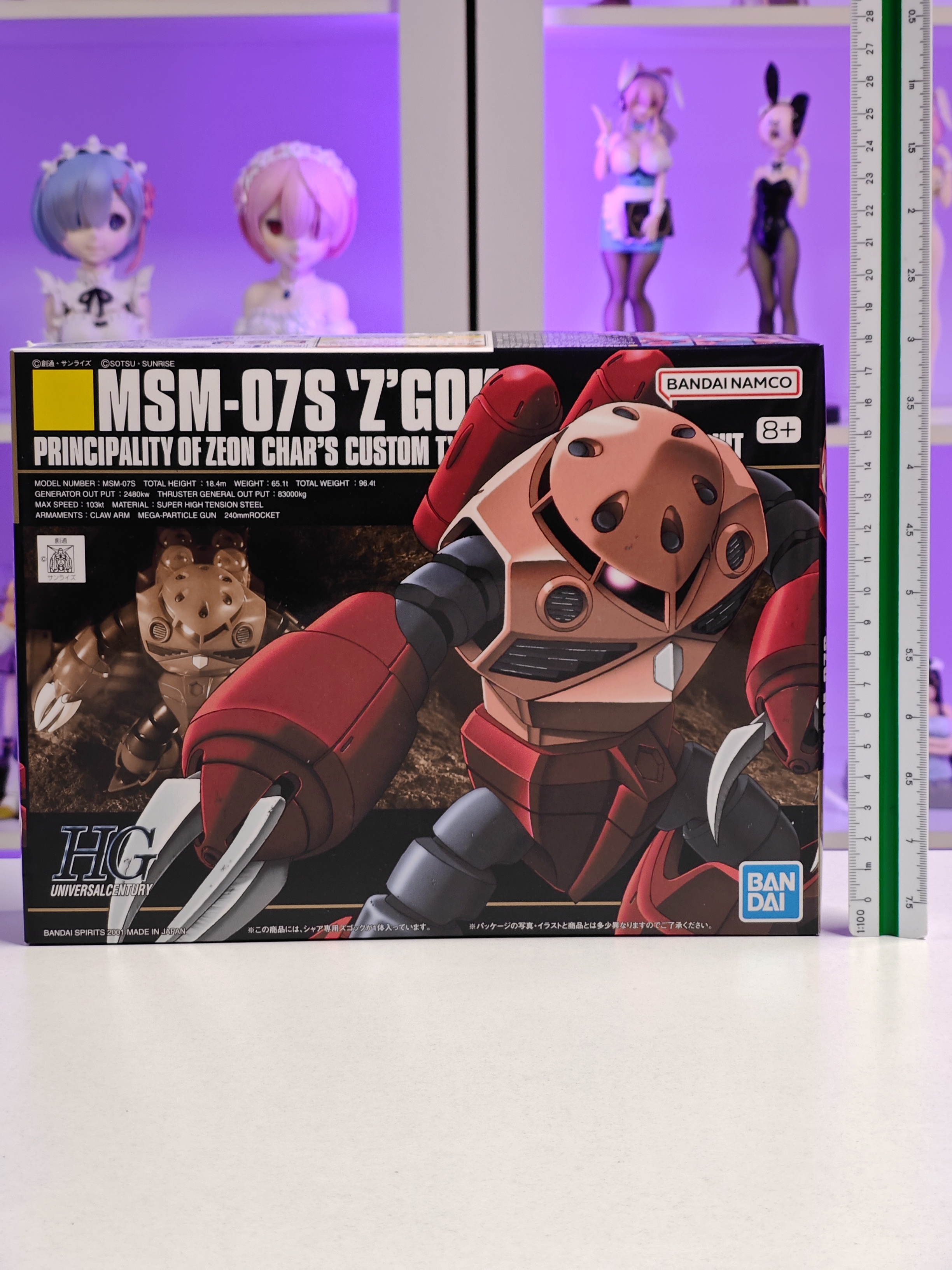 Bandai - HG Universal Century - MSM-07S Z'Gok Char Custom