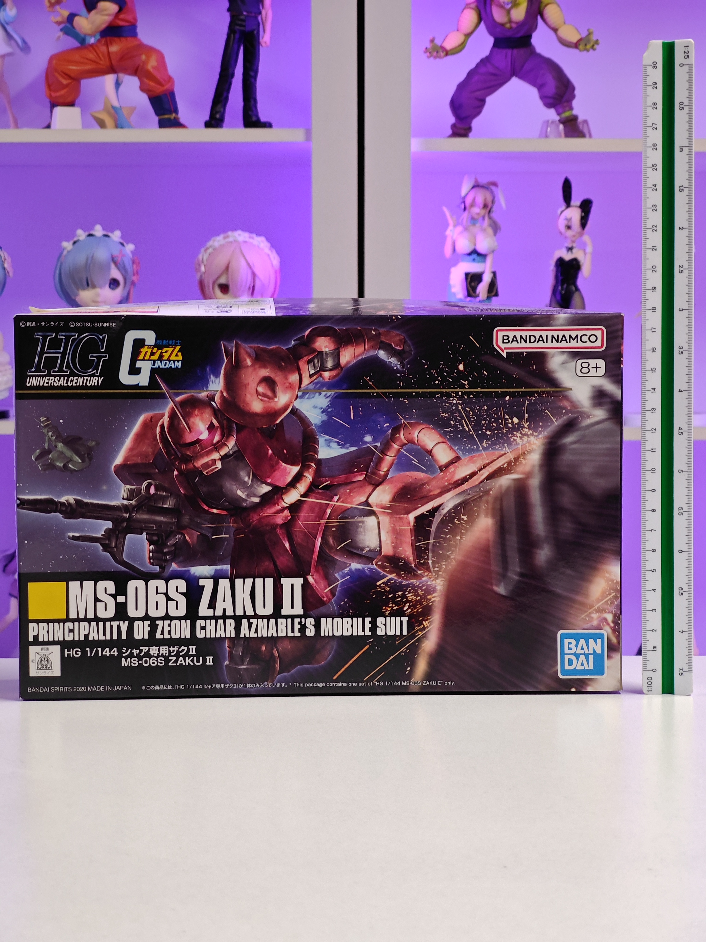 Bandai - HG Universal Century - MS-06S Zaku II Char Custom